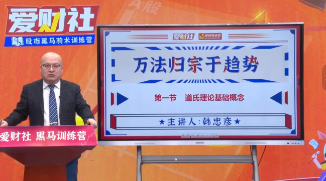 爱财社韩忠彦 主力擒龙涨停板视频课程