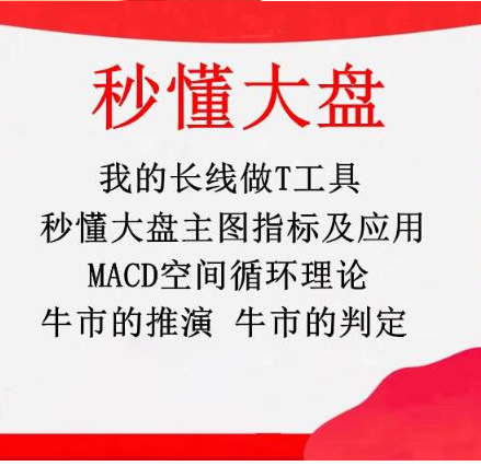 秒懂大盘 牛市推演长线做T工具波浪理论MACD空间循环理论