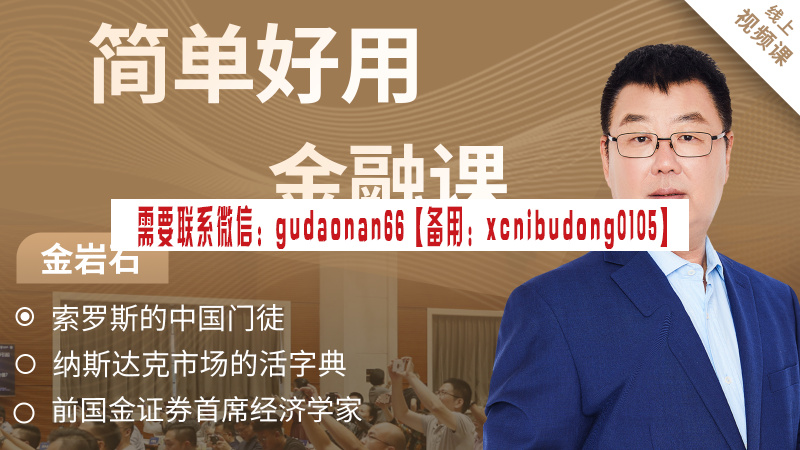 金岩石 简单好用金融课