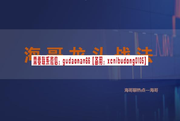 淘金术 海哥龙头战法
